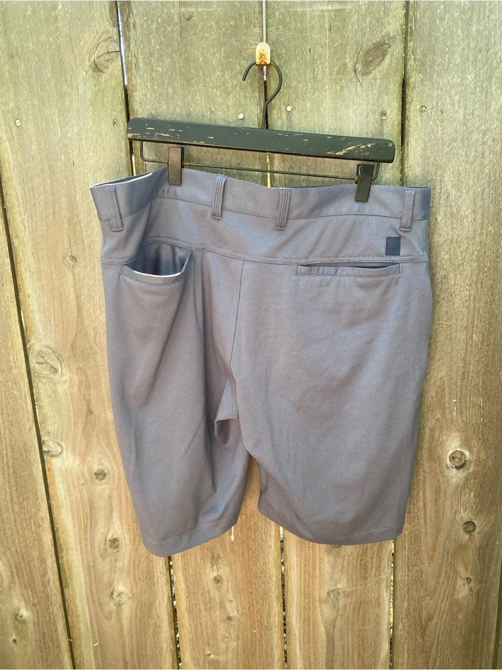 Halsey Sport Breakwater Golf Shorts Blue Stripe Size 36
